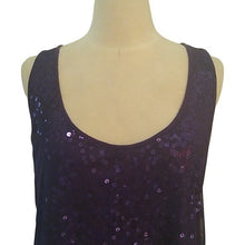 Load image into Gallery viewer, Lane Bryant Jewel Neckline Sequin Blouse Top, Size 26/28
