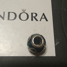 Load image into Gallery viewer, Pandora Blue Zen Enamel Charm 790491EN Sterling Silver ALE 925
