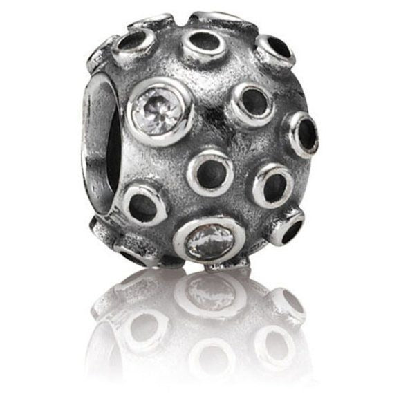 Pandora Oxidized MOONSCAPE Charm 790236CZ RARE Retired Mars AL…