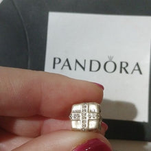 Load image into Gallery viewer, Pandora Sterling Silver Sparkling Surprise Present Bead w/ CZ 791400cz
