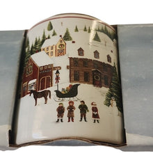 Load image into Gallery viewer, David Carter Brown Christmas Valley Stoneware Mugs, Set Of 4
