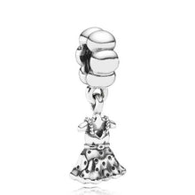 Load image into Gallery viewer, Pandora Retired Sterling Silver Party Girl Dress Dangle Bead - 791031
