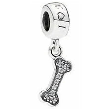 Load image into Gallery viewer, Pandora I Love My Dog Dangle Charm 791263cz Sterling Silver 925 ALE
