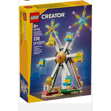 Load image into Gallery viewer, Lego Celebration: Ferris Wheel with Fireworks (40758) GWP New/Sealed
