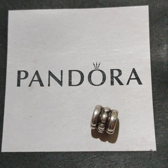 Pandora Retired Sterling Silver Row Dots Designer Bead - 790162