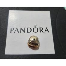 Load image into Gallery viewer, Pandora Sterling Silver &amp; 14kt Gold Green Bay Packers Football Helmet Charm
