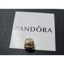 Load image into Gallery viewer, Pandora Sterling Silver &amp; 14kt Gold Green Bay Packers Football Helmet Charm
