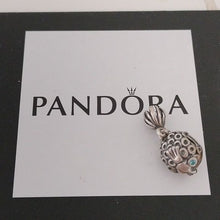 Load image into Gallery viewer, Pandora Sterling Silver Splish-Splash Fish Nautical Animal Bead w/ Blue Topaz
