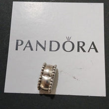 Load image into Gallery viewer, Pandora Sterling Silver Beveled Clip Charm  790267
