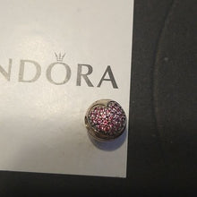 Load image into Gallery viewer, Pandora Pink Pave Love of My Life Heart Clip Charm 791053czs
