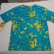 Load image into Gallery viewer, SpongeBob SquarePants Sponge Out of Water All-Over Print T-shirt, Small 6/7

