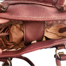 Load image into Gallery viewer, Dana Buchman BurgundyTote with OOAK Hummingbird Artwork

