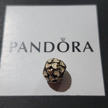 Load image into Gallery viewer, Pandora Sterling Silver + 14K Gold Abundance of Love Heart Bead 791283en40
