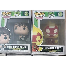 Load image into Gallery viewer, Ben 10 Ben Tennyson Funko Pop! Vinyl + Heat Blast Set W/ Protectors In Hand
