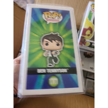 Load image into Gallery viewer, Ben 10 Ben Tennyson Funko Pop! Vinyl + Heat Blast Set W/ Protectors In Hand
