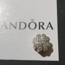 Load image into Gallery viewer, Pandora  Sterling Silver Petals of Love Heart Flower Clip 791805cz
