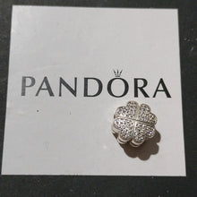 Load image into Gallery viewer, Pandora  Sterling Silver Petals of Love Heart Flower Clip 791805cz
