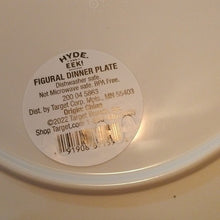 Load image into Gallery viewer, Hyde Eek! Halloween Figural Witch Kitty Melamine Dinner  Plates, set of 6

