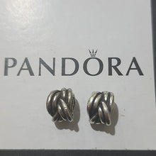 Load image into Gallery viewer, Pandora Sterling Silver Forget-me-knot Charms, Set Of 2,  790484
