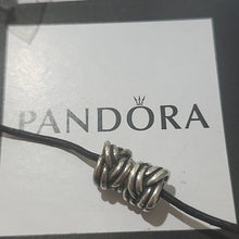Load image into Gallery viewer, Pandora Sterling Silver Forget-me-knot Charms, Set Of 2,  790484
