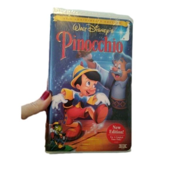 Pinocchio 60th anniversary edition  (VHS 1999, Clam Shell Gold Collectio…