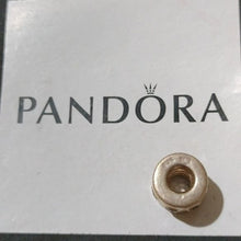 Load image into Gallery viewer, Retired Ivory Enamel Promise Charm with Cubic Zirconia - 790482EN12
