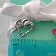 Load image into Gallery viewer, Vintage Beau Sterling Silver Openwork Heart Brooch
