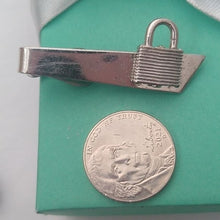 Load image into Gallery viewer, Vintage Master Lock Co. Promo Employee Tie Bar  1960's Padlock, Set of 2

