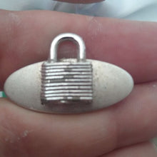 Load image into Gallery viewer, Vintage Master Lock Co. Promo Employee Tie Bar  1960's Padlock, Set of 2
