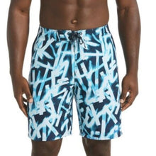 Load image into Gallery viewer, Nike Glow Diverge 9&quot; Board Shorts Swim Trunks, Blues, Size Large
