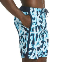 Load image into Gallery viewer, Nike Glow Diverge 9&quot; Board Shorts Swim Trunks, Blues, Size Large
