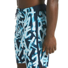 Load image into Gallery viewer, Nike Glow Diverge 9&quot; Board Shorts Swim Trunks, Blues, Size Large
