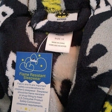 Load image into Gallery viewer, Boys DC Justice League Batman Fleece Pajamas &amp; Robe Bathrobe Set Size 10 NEW
