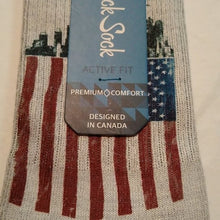 Load image into Gallery viewer, Good Luck Socks Americana Navy Theme 2 Pair Adult Size 8-13

