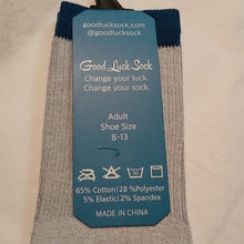 Load image into Gallery viewer, Good Luck Socks Americana Navy Theme 2 Pair Adult Size 8-13
