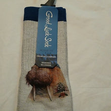 Load image into Gallery viewer, Good Luck Socks Americana Navy Theme 2 Pair Adult Size 8-13
