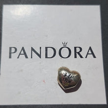 Load image into Gallery viewer, Pandora Sterling Silver Heart Charm w/ "'I Do Crew' Maid of Honor Bridesmaid
