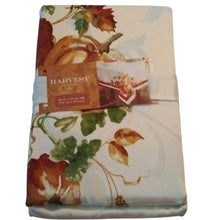 Load image into Gallery viewer, Harvest Season Tablecloth Pumpkins, 60" x 84"
