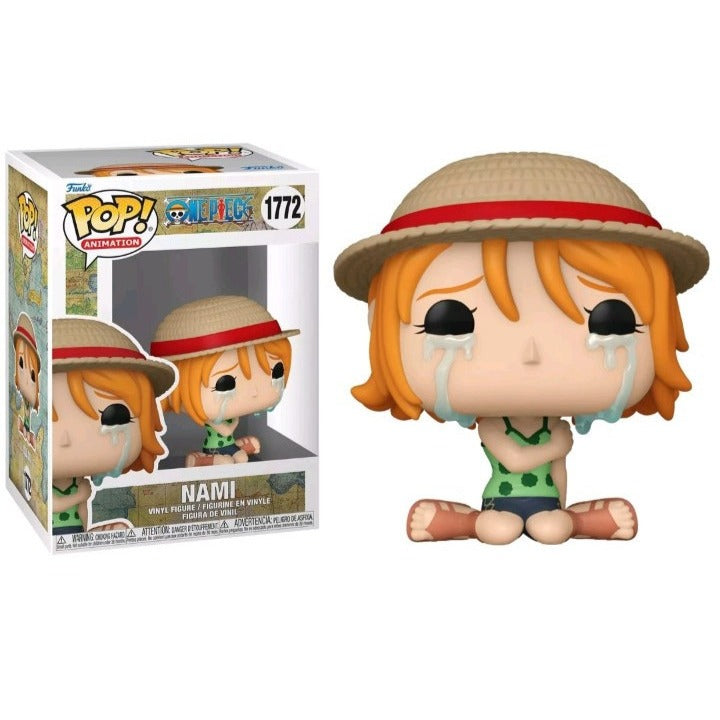 One Piece Nami Crying (2024) Funko Pop! #1772 In Pop Protector