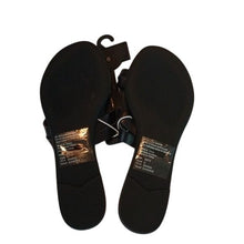 Load image into Gallery viewer, O'Neill Black Vilano Flip Flop Sandals, Size 6
