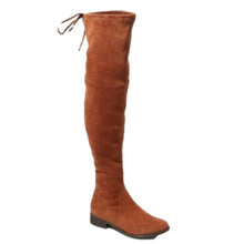 Load image into Gallery viewer, a new day Sidney Microsuede Cognac Over the Knee Boots, Size 8.5

