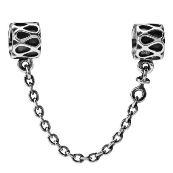 Pandora Retired Sterling Silver Raindrop Safety Chain - 790315-05