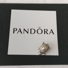 Load image into Gallery viewer, Pandora Retired Sterling Silver Turtle Animal Bead - 790158
