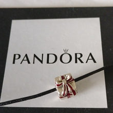 Load image into Gallery viewer, Pandora Sterling Silver 2012 LtdEd Wrapped Present Charm 791086en27
