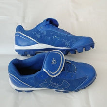 Load image into Gallery viewer, Under Armour Bound Softball Cleats, Blue, 10

