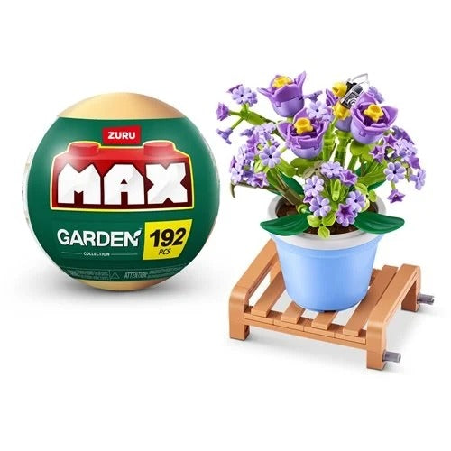 Zuru Max Garden Potted Flowers Collection Building Brick Capsule- 192 Pieces GYPSOPHILA Baby's Breath