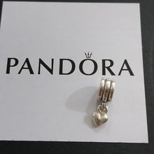 Load image into Gallery viewer, Pandora Retired Sterling Silver Heart Dangle Bead - 790276
