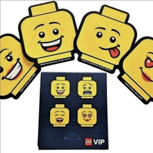Load image into Gallery viewer, Lego VIP 5007623 Festive Drink Coasters New set 4  Exclusive Limited Edition
