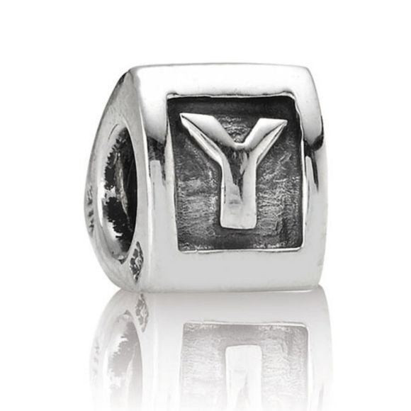 Pandora Retired Sterling Silver Alphabet Bead - Letter Y - 790323Y