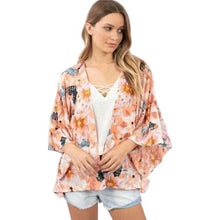 Load image into Gallery viewer, Rip Curl Super Bloom Kimono, Peach Multi, XS
